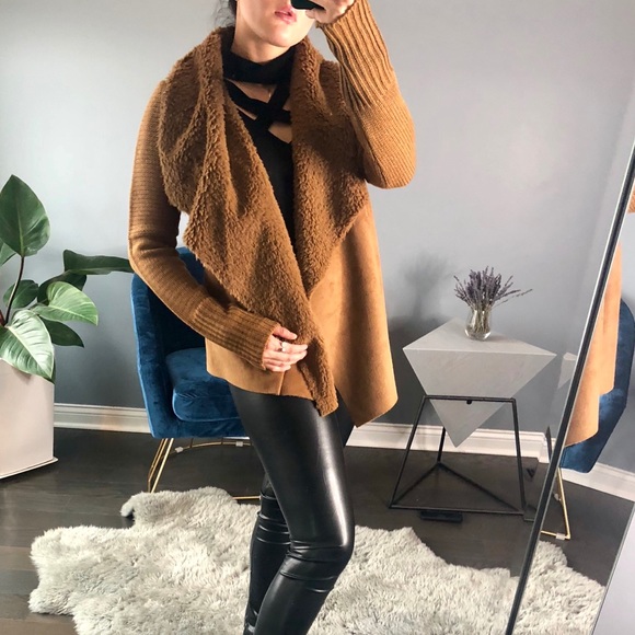 ◾️Isla Suede Knit Cardigan - Picture 2 of 6